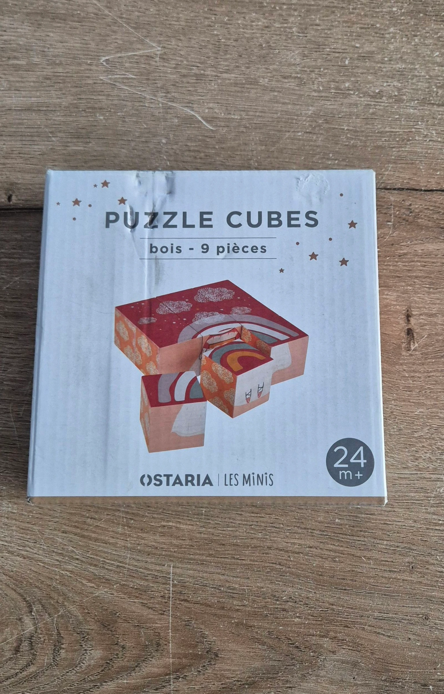 Puzzle cubes en bois 